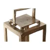 Žibintas Home ESPRIT Auksinis Aliuminis Stiklas Šiuolaikiškas 20 x 20 x 74 cm
