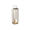 Фонарь Home ESPRIT Позолоченный Алюминий Стеклянный современный 20 x 20 x 74 cm