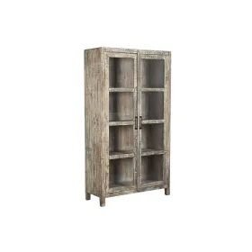 Display Stand Home ESPRIT White Brown Recycled Wood 100 x 40 x 180 cm