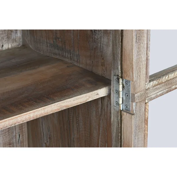 Esittelyteline Home ESPRIT Valkoinen Ruskea Recycled Wood 100 x 40 x 180 cm