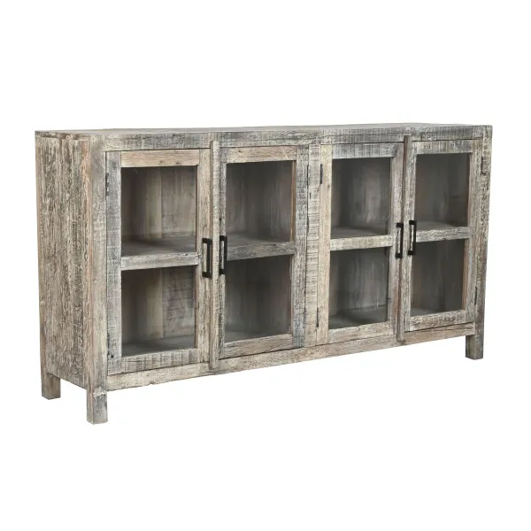 Устройство Home ESPRIT Белый Коричневый Переработанная древесина 170 x 40 x 90 cm