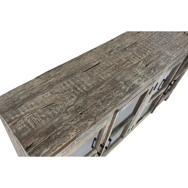 Sivupöytä Home ESPRIT Valkoinen Ruskea Recycled Wood 170 x 40 x 90 cm