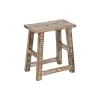 Side table Home ESPRIT White Brown 45 x 25 x 51 cm