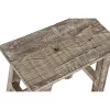 Šoninis staliukas Home ESPRIT Balta Ruda 45 x 25 x 51 cm