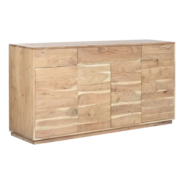 Sivupöytä Home ESPRIT Luonnollinen Akaasia Recycled Wood 160 x 40 x 81 cm