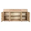 Устройство Home ESPRIT Натуральный древесина акации Переработанная древесина 160 x 40 x 81 cm