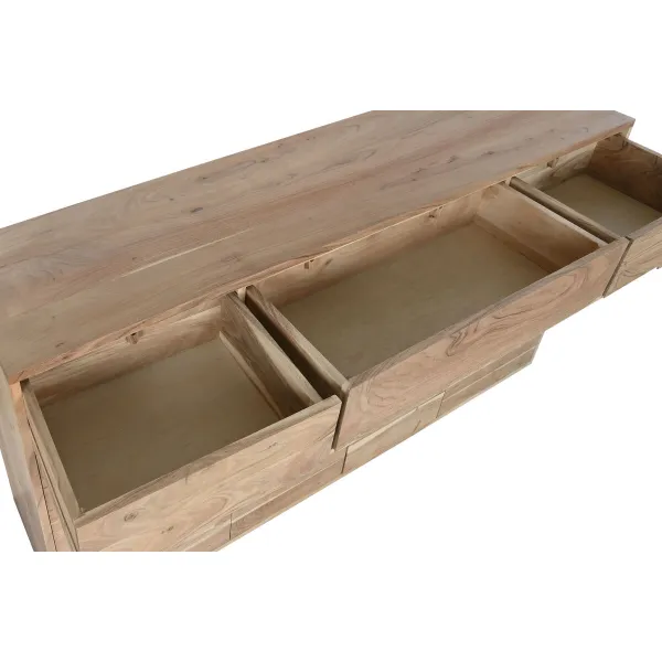 Устройство Home ESPRIT Натуральный древесина акации Переработанная древесина 160 x 40 x 81 cm