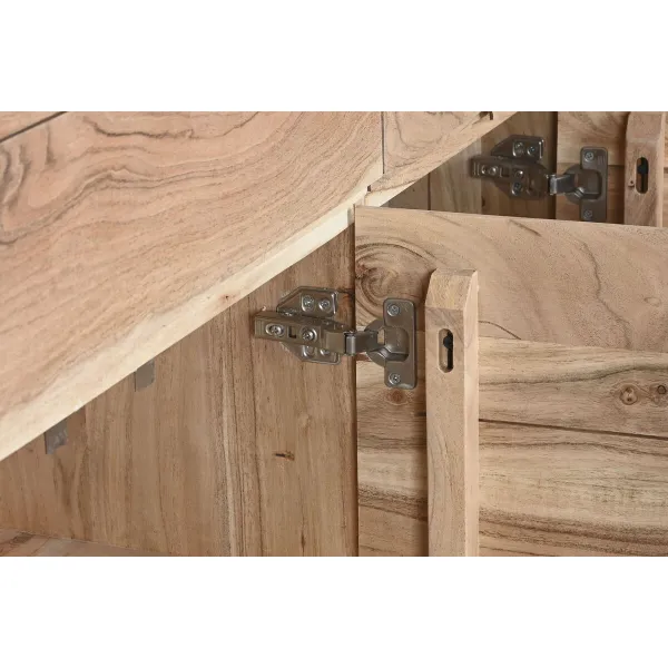 Sivupöytä Home ESPRIT Luonnollinen Akaasia Recycled Wood 160 x 40 x 81 cm