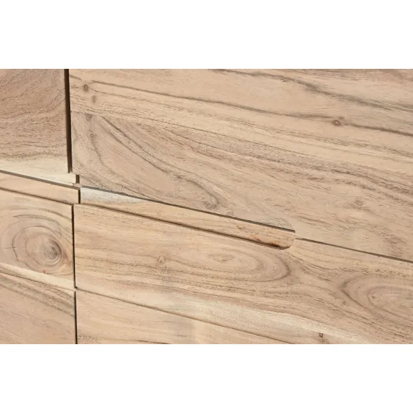 Устройство Home ESPRIT Натуральный древесина акации Переработанная древесина 160 x 40 x 81 cm