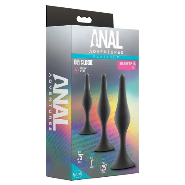 Anal plug Blush Adventures Platinum Black