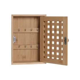 Atslēgu skapis Home ESPRIT Dabisks 19 x 6 x 27 cm