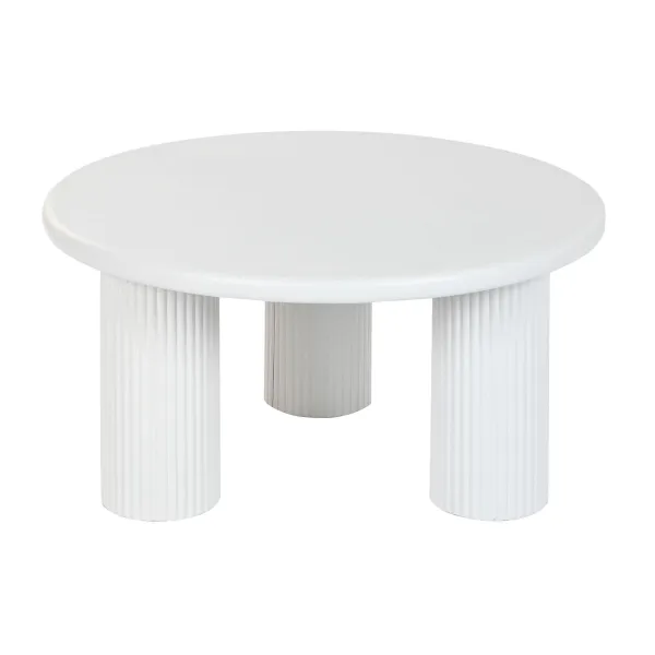Küljelaud Home ESPRIT Valge 75 x 75 x 40 cm