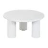 Вспомогательный стол Home ESPRIT Белый 75 x 75 x 40 cm