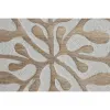 Настенный декор Home ESPRIT Белый Натуральный Цветастый 60 x 2,5 x 60 cm (4 Предметы)