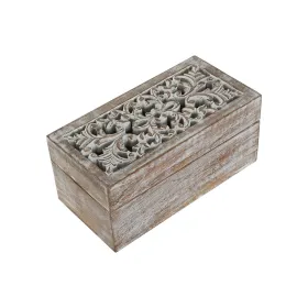 Lādīte Home ESPRIT Balts Dabisks Mango koks (2 Daudzums)