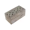 Jewelry box Home ESPRIT White Natural Mango wood (2 Pieces)