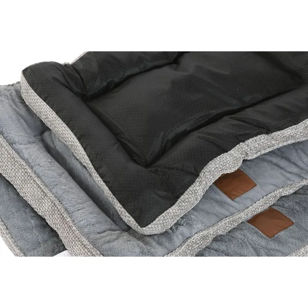 Mājdzīvnieku gulta Home ESPRIT Zils Pelēks Gaiši pelēks 85 X 70 X 8 CM 2 gb.