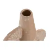 Vaza Home ESPRIT Šviesiai rudas Degtas molis Natūralus 24 x 12 x 36 cm