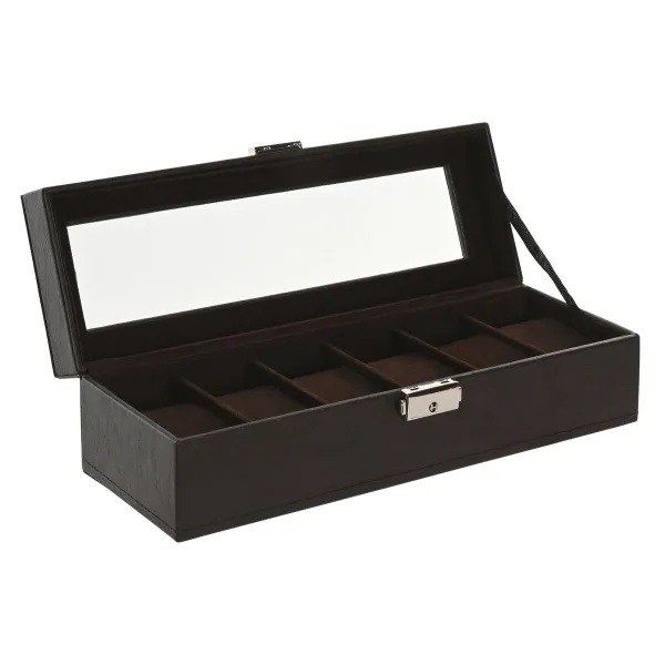 Korurasia Home ESPRIT Beige Tummanruskea Polyuretaani Kristalli Puu MDF 30 x 10 x 8 cm
