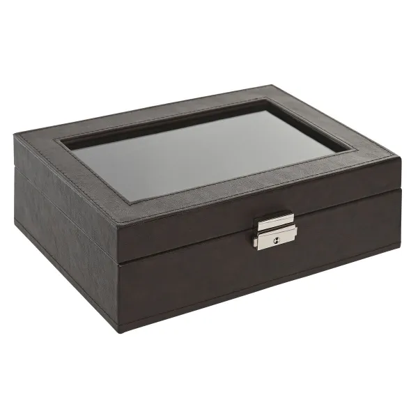 Шкатулка Home ESPRIT Коричневый Темно-коричневый Полиуретан 25 x 16 x 8,5 cm