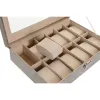 Шкатулка Home ESPRIT Серый Темно-серый Полиуретан Деревянный MDF 29,5 x 20 x 8 cm