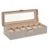 Шкатулка Home ESPRIT Серый Темно-серый Полиуретан Деревянный MDF 30 x 10 x 8 cm