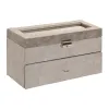 Шкатулка Home ESPRIT Серый Полиуретан Стеклянный Деревянный MDF 27,5 x 11 x 15 cm