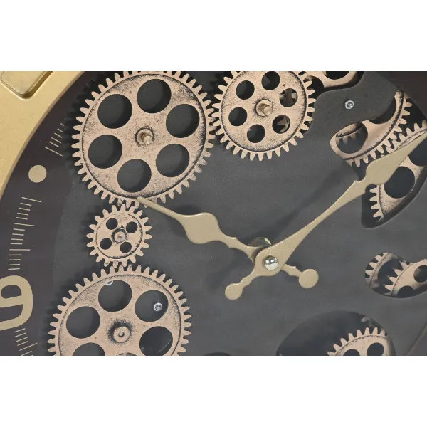 Wall Clock Home ESPRIT Golden Iron