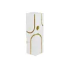 Pjedestāls Home ESPRIT Balts Bronza Moderns 25 x 25 x 80 cm