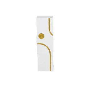 Pjedestāls Home ESPRIT Balts Bronza Moderns 25 x 25 x 80 cm