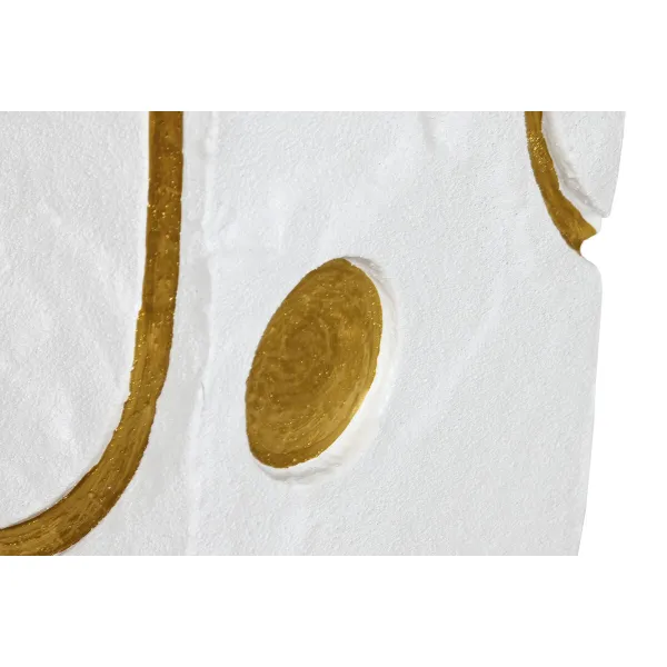 Pjedestāls Home ESPRIT Balts Bronza Moderns 25 x 25 x 80 cm