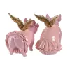 Декоративная фигура Home ESPRIT Розовый Хряк 19 x 11 x 17 cm (2 штук)