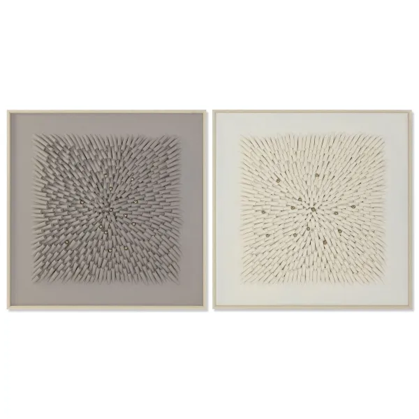 Полотно Home ESPRIT полистирол Полотно 100 x 3,5 x 100 cm