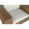 Sodo sofa Home ESPRIT Balta Natūralus 117 x 92 x 65 cm