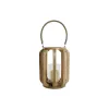 Kynttilänjalka Home ESPRIT Luonnollinen Kristalli Mangopuu 25 x 25 x 35 cm