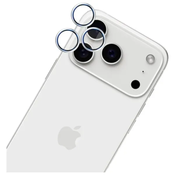 3mk HARDY Lens Protection Pro - Camera Lens Glass for iPhone 17 Pro / iPhone 17 Pro Max (Silver)