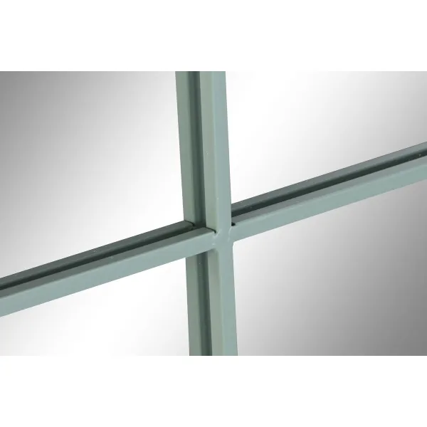Wall mirror Home ESPRIT Green Window Scandi 122 x 2 x 122 cm