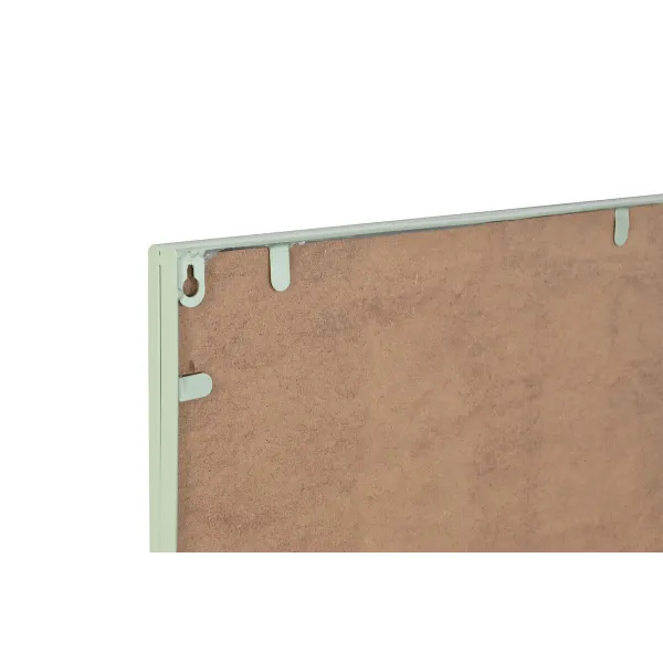 Sienas spogulis Home ESPRIT Zaļš Logs Scandi 122 x 2 x 122 cm