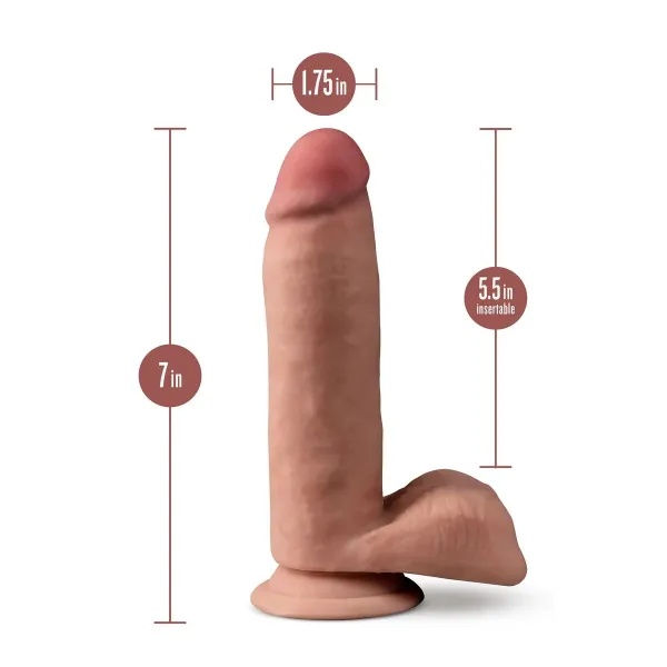 Realistic Dildo Blush Dr Skin TPE Ø 4 cm