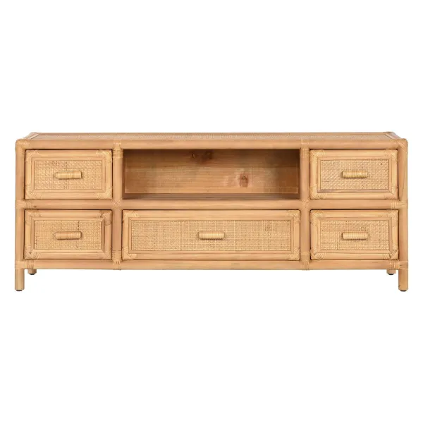 ТВ шкаф Home ESPRIT Светло-коричневый 120 x 30 x 45 cm
