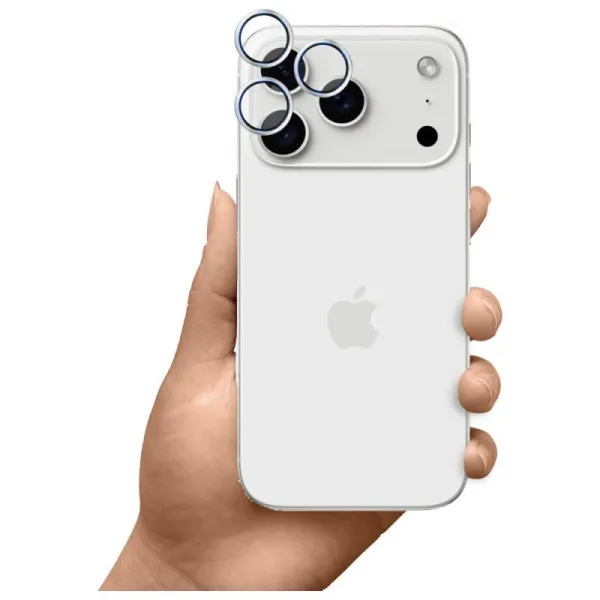 3mk HARDY Lens Protection Pro - Camera Lens Glass for iPhone 17 Pro / iPhone 17 Pro Max (Silver)