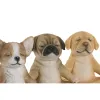 Decorative Figure Home ESPRIT Brown Dog 14,5 X 9,5 X 16 CM (3 Units)