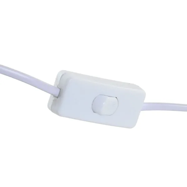 Desk lamp Home ESPRIT White Brown 50 W 220 V