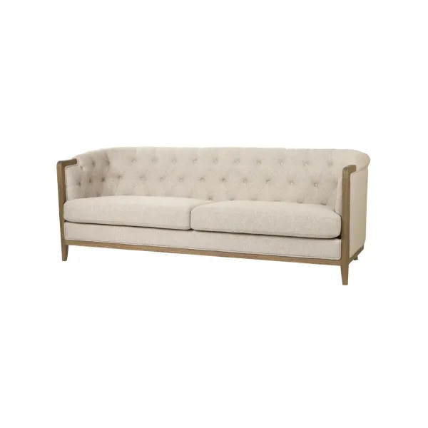 Diivan Home ESPRIT Beež Linna 207 X 84 X 76 CM
