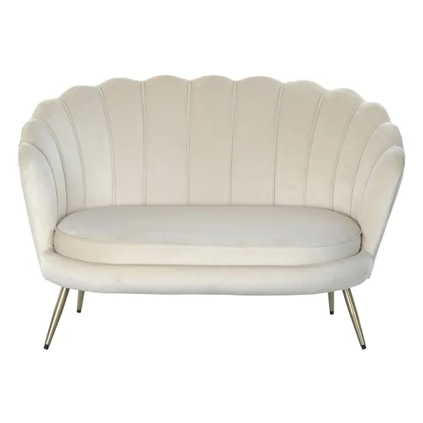 Диван Home ESPRIT Кремовый 130 x 77 x 83 cm