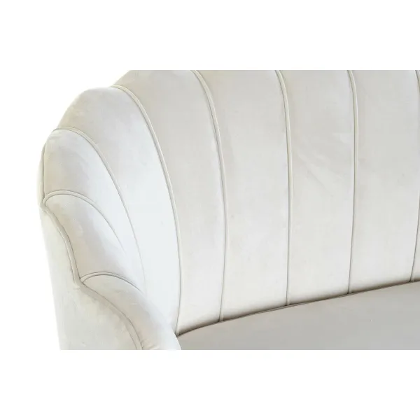 Sofa Home ESPRIT Cream 130 x 77 x 83 cm