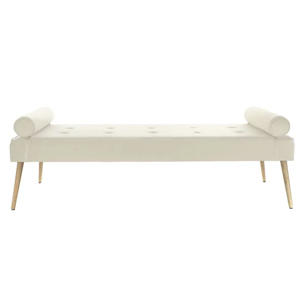 Divan Home ESPRIT Cream Metal 184 x 76 x 62 cm