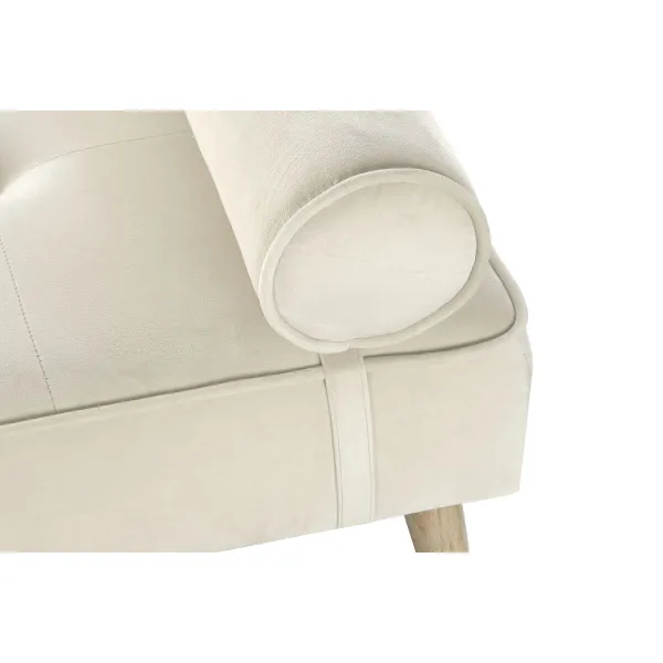 Диван Home ESPRIT Кремовый Металл 184 x 76 x 62 cm