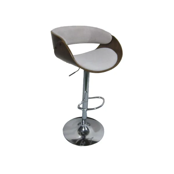 Jakkara Home ESPRIT Ruskea Beige Hopeinen Pähkinäpuu 54 x 53 x 101,5 cm