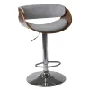 Табурет Home ESPRIT Коричневый Серый Серебристый Oрех 54 x 53 x 101,5 cm